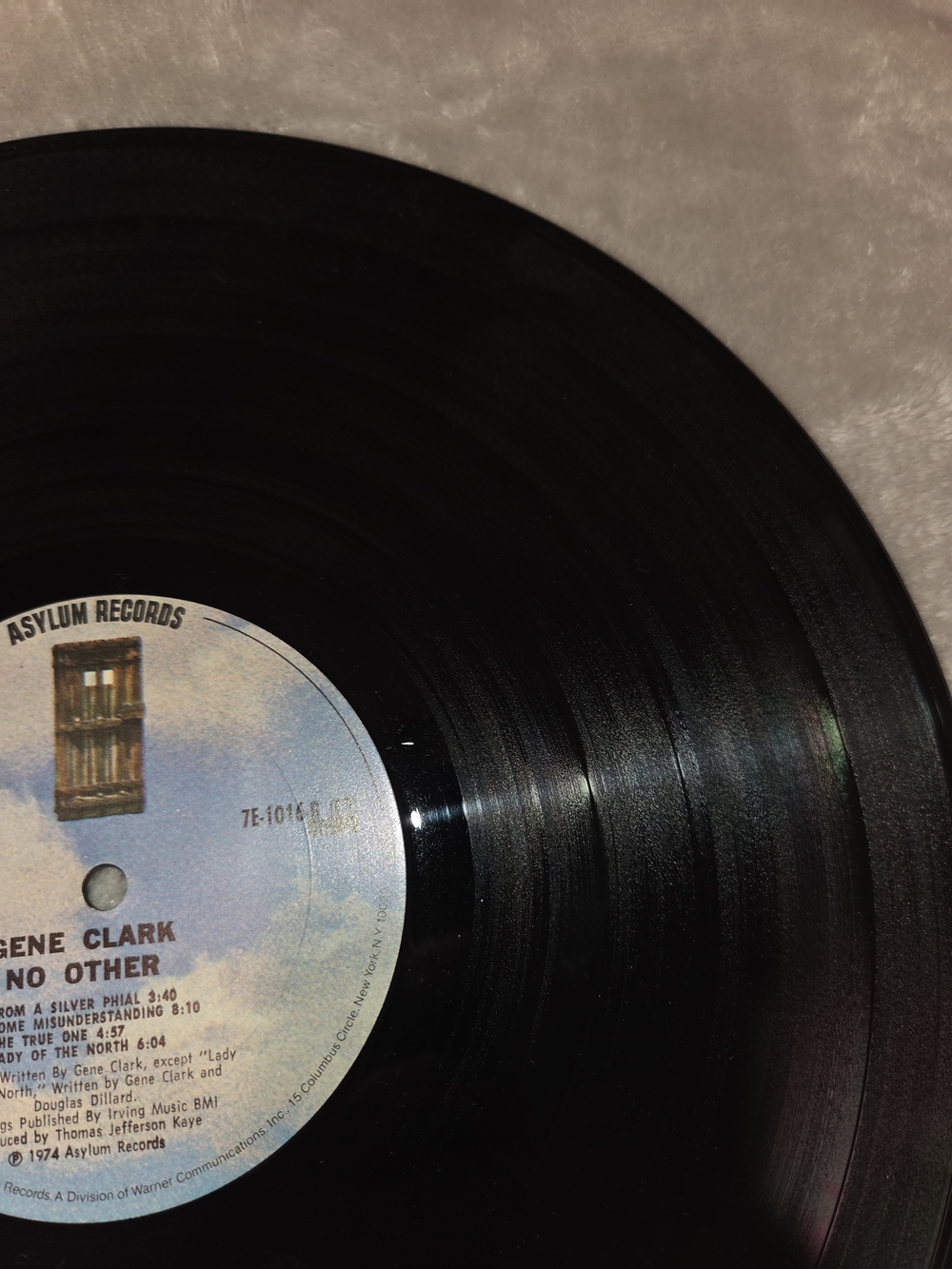 Vintage Gene Clark "No Other" 1974 Elektra Vinyl Album With Poster - Picture 15 of 16